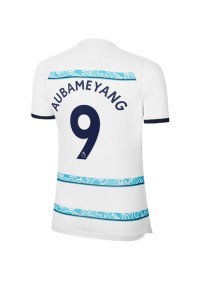 Chelsea Aubameyang #9 Fotballdrakt Borte Klær Dame 2022-23 Korte ermer